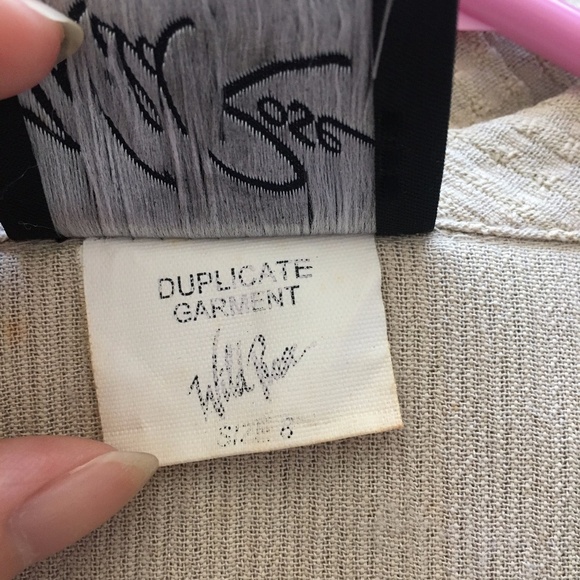 ⭐️ VTG Wild Rose Vintage Front Slit Maxi Dress - Picture 14 of 15